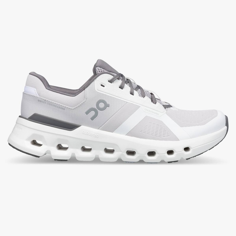 On Cloudrunner 2 Running Shoe Men – Frost/white