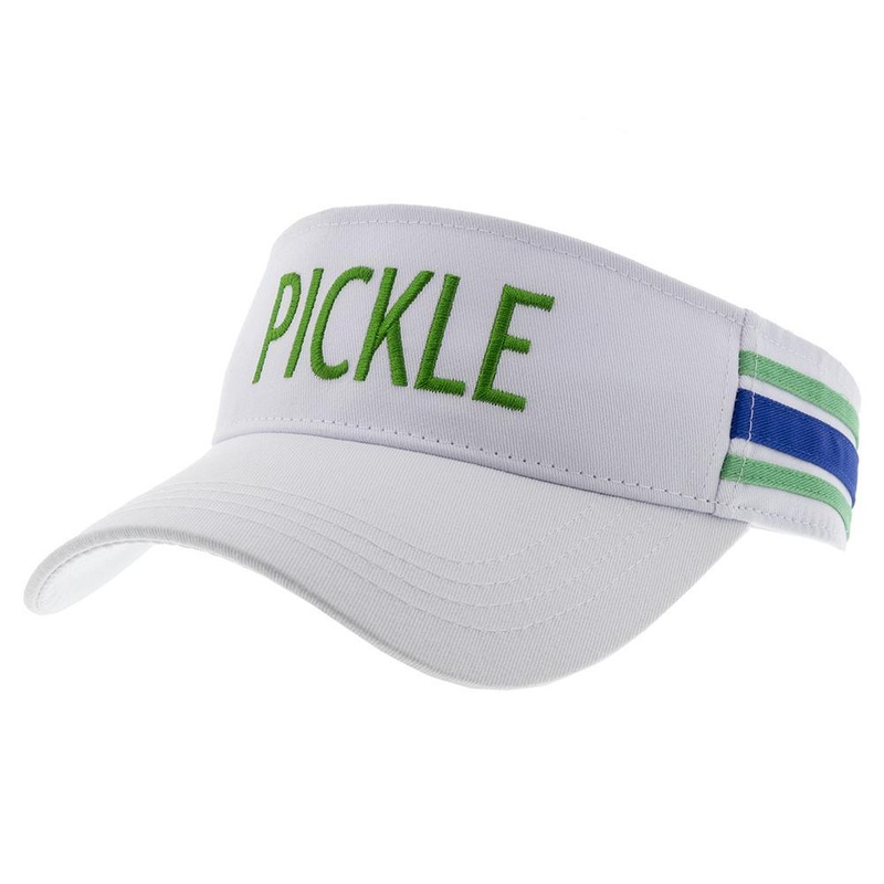 Pickle Visor White and Green|White