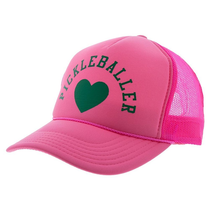 Pickleball Trucker Hat Pink|Pink