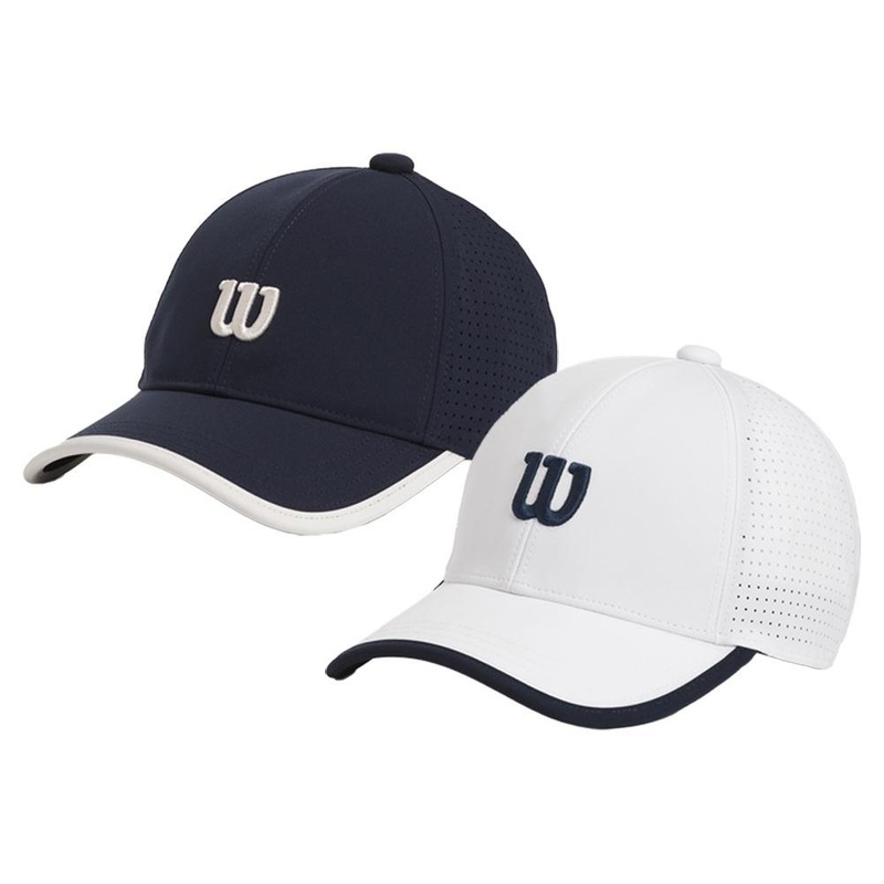Unisex Perforated Classic Hat|White|Blue