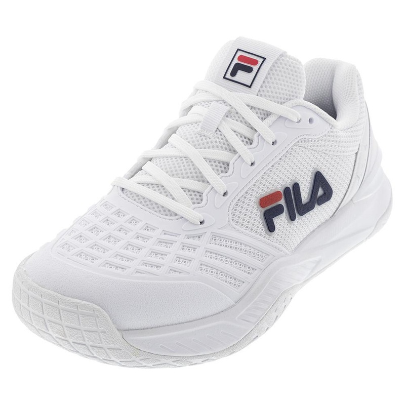 Women’s Axilus 3 Tennis Shoes White and Navy