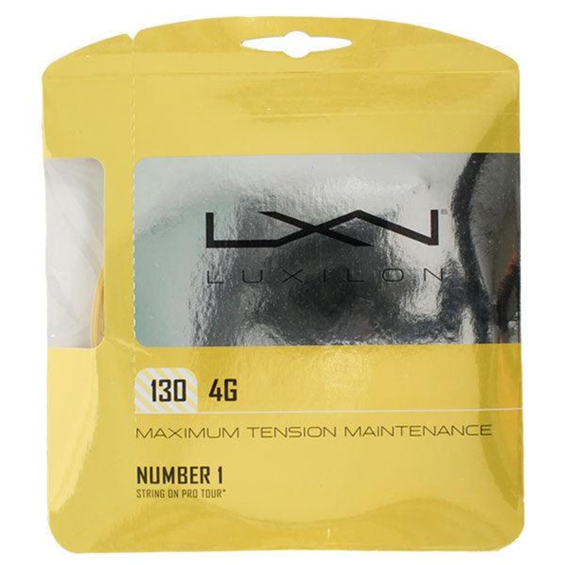 4G 130MM/16G Tennis String|Yellow