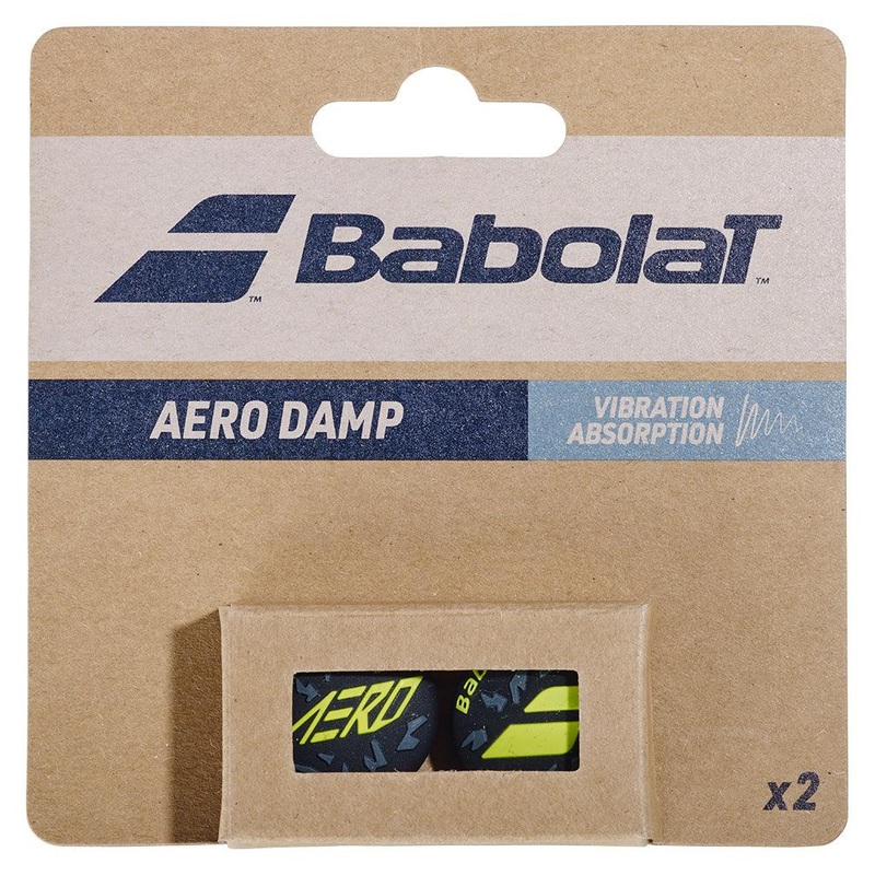 Aero Damp x2 Tennis Dampener Gray and Yellow