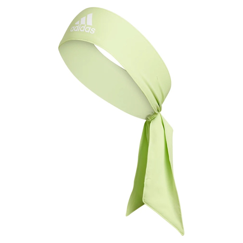 Alphaskin Tie Headband Pulse Lime and White