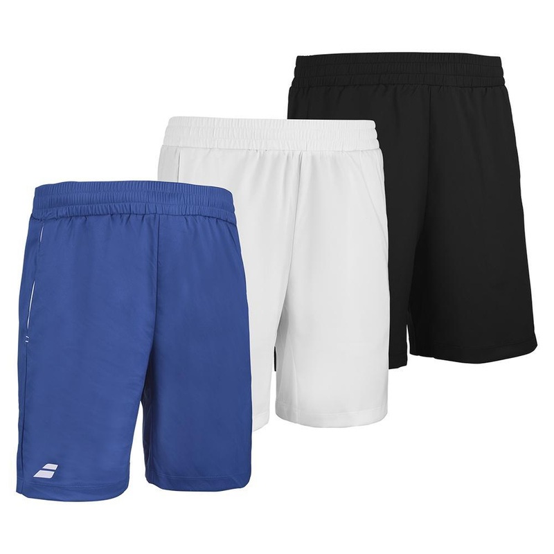 Boys Play Tennis Shorts|6/8|8/10|10/12|12/14|White|Black|Blue