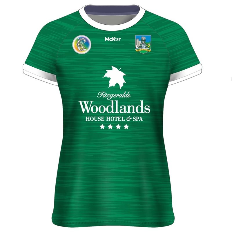 Mc Keever Limerick Camogie Official Jersey – Kids – Green/White