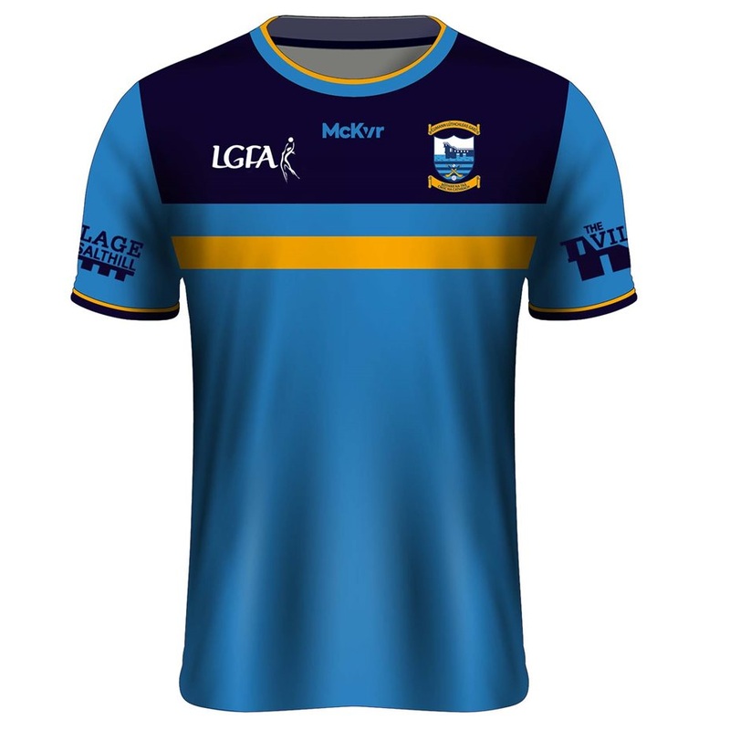 Mc Keever Salthill Knocknacarra LGFA Jersey – Youth – Marine Blue/Navy/Amber