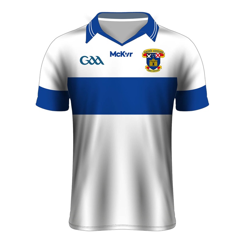 Mc Keever St Vincents GAA Official Tight Fit Jersey – Mens – White