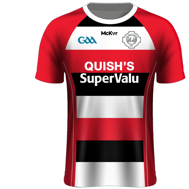 Mc Keever Ballincollig GAA Official Away Jersey – Youth – Red/Black