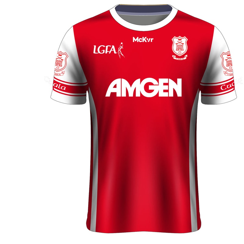 Mc Keever Cuala GAA LGFA Offical Jersey – Youth – Red/White