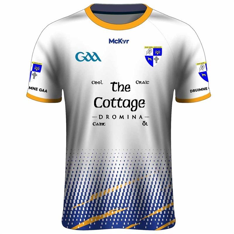 Mc Keever Dromina GAA Match Jersey – Mens – White