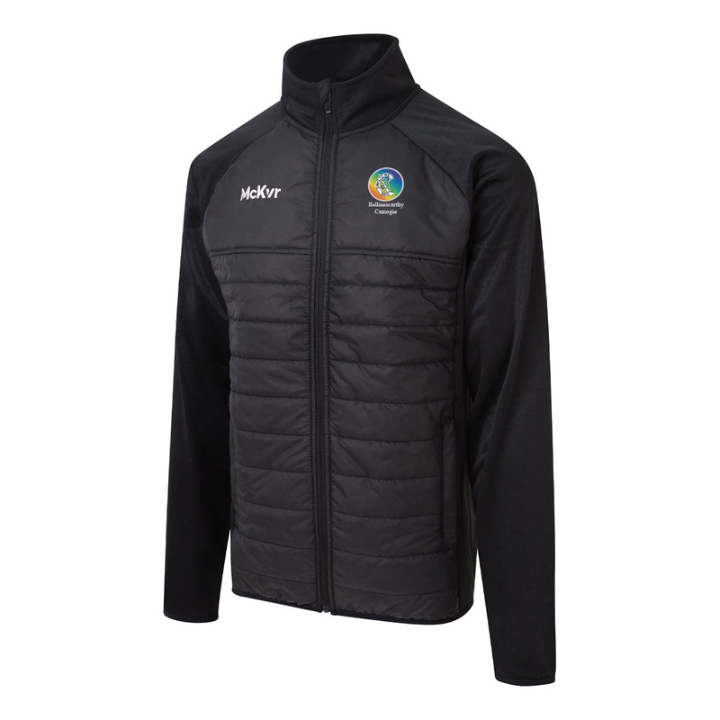 Mc Keever Ballinascarthy Camogie Core 22 Hybrid Jacket – Youth – Black