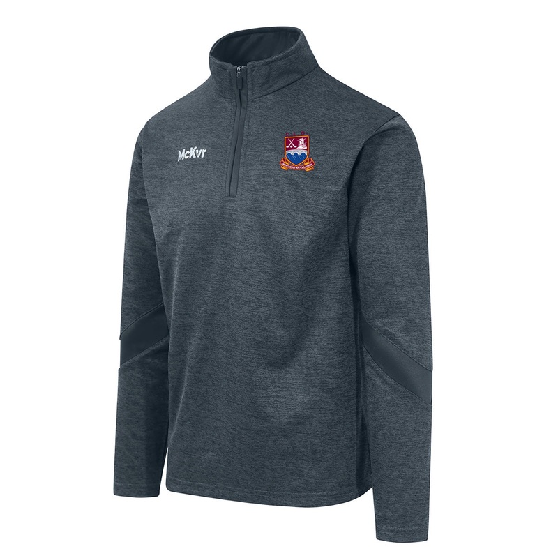 Mc Keever Clarinbridge GAA Core 22 1/4 Zip Top – Youth – Charcoal