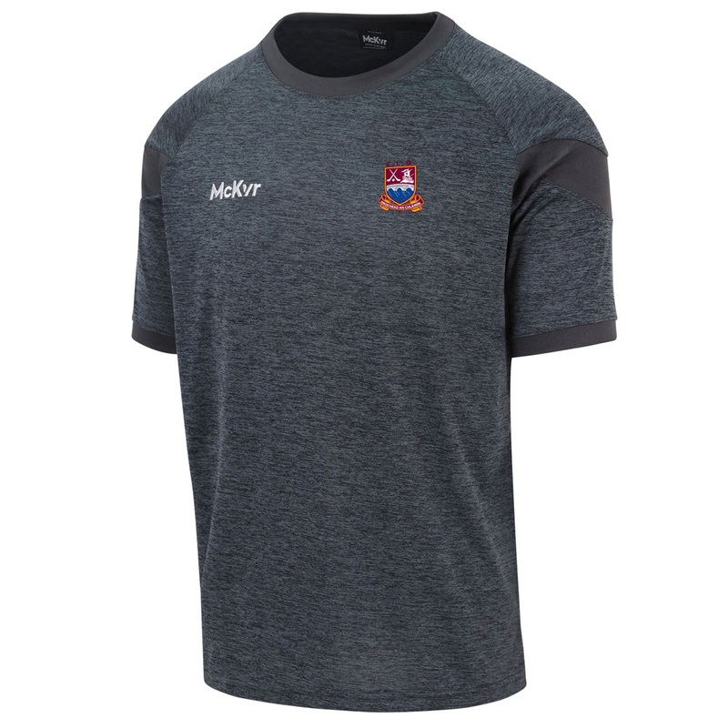 Mc Keever Clarinbridge GAA Core 22 T-Shirt – Adult – Charcoal