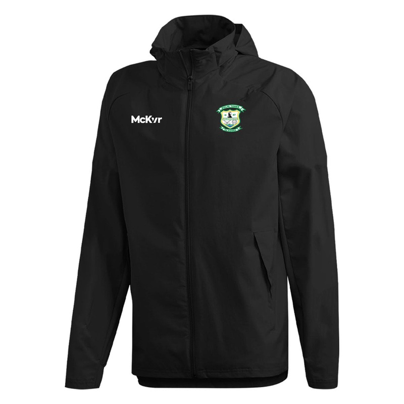 Mc Keever Wolfe Tones Na Sionna, Clare Core 22 Rain Jacket – Youth – Black