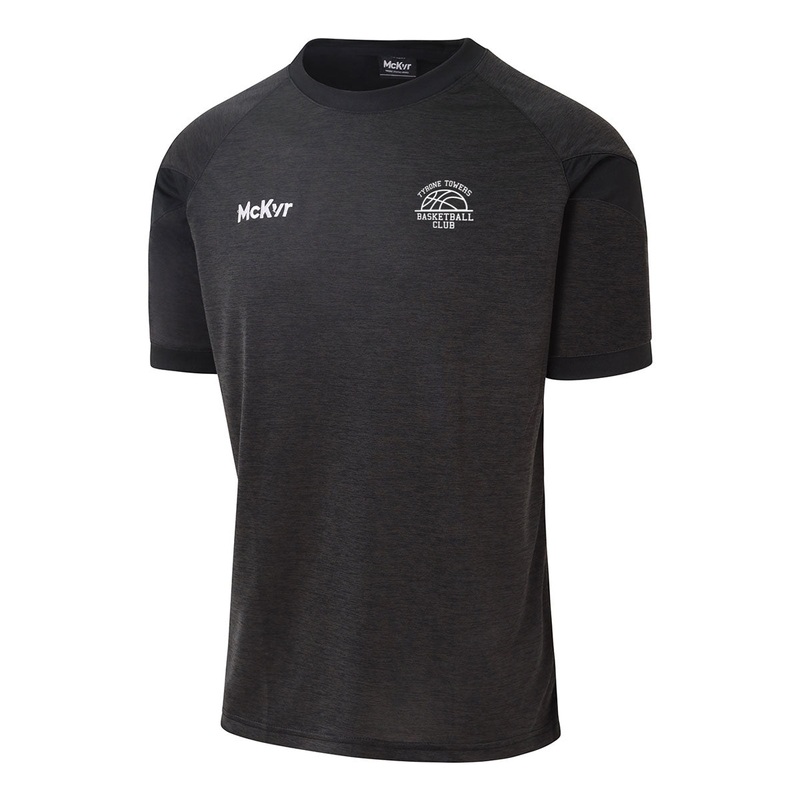 Mc Keever Tyrone Towers Basketball Core 22 T-Shirt – Adult – Black