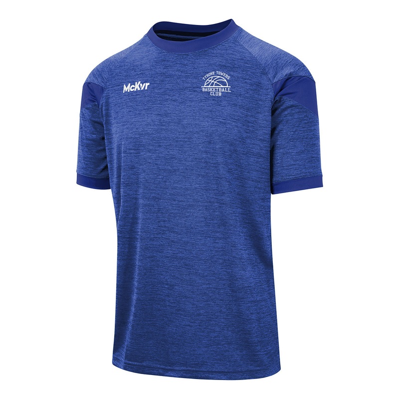 Mc Keever Tyrone Towers Basketball Core 22 T-Shirt – Adult – Royal