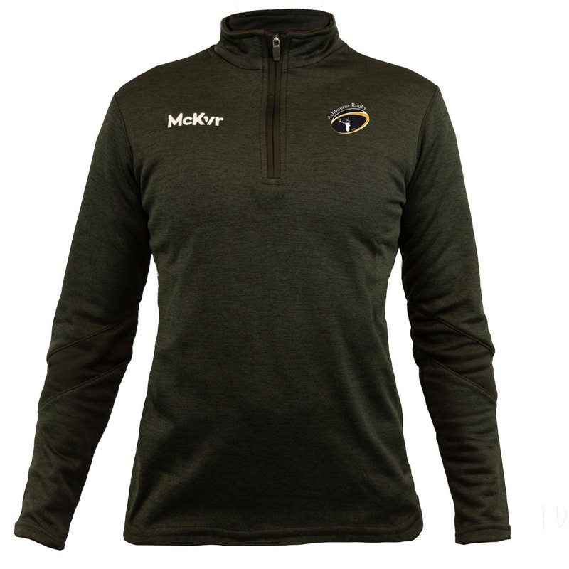 Mc Keever Ashbourne Rugby Club Core 22 1/4 Zip Top – Womens – Black