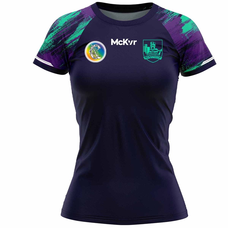 Mc Keever Limerick Camogie Official Training Jersey – Youth – Navy/Purple