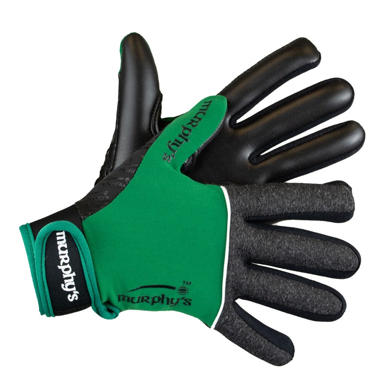 Murphy’s V2 Gaelic Gloves – Youth – Grey/Green/White