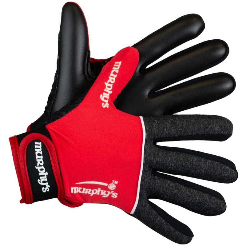 Murphy’s V2 Gaelic Gloves – Youth – Grey/Red/White