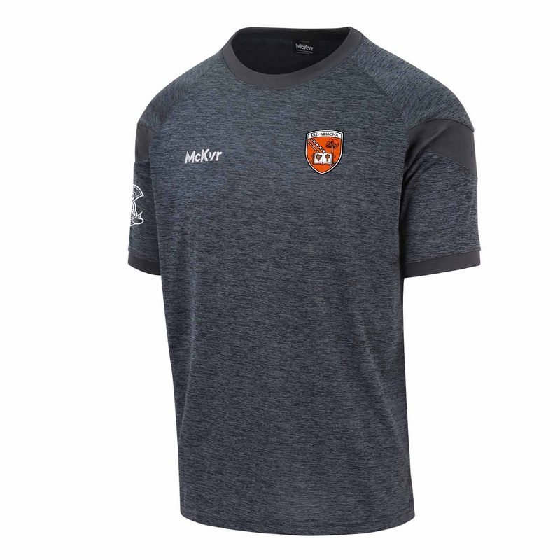 Mc Keever Armagh Camogie Official Core 22 T-Shirt – Adult – Charcoal