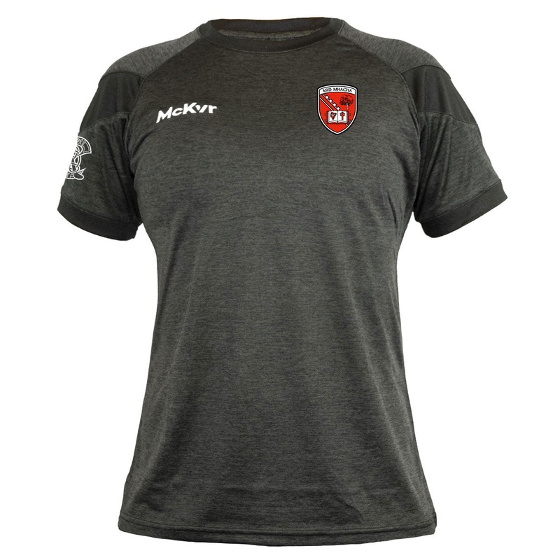 Mc Keever Armagh Camogie Official Core 22 T-Shirt – Womens – Black