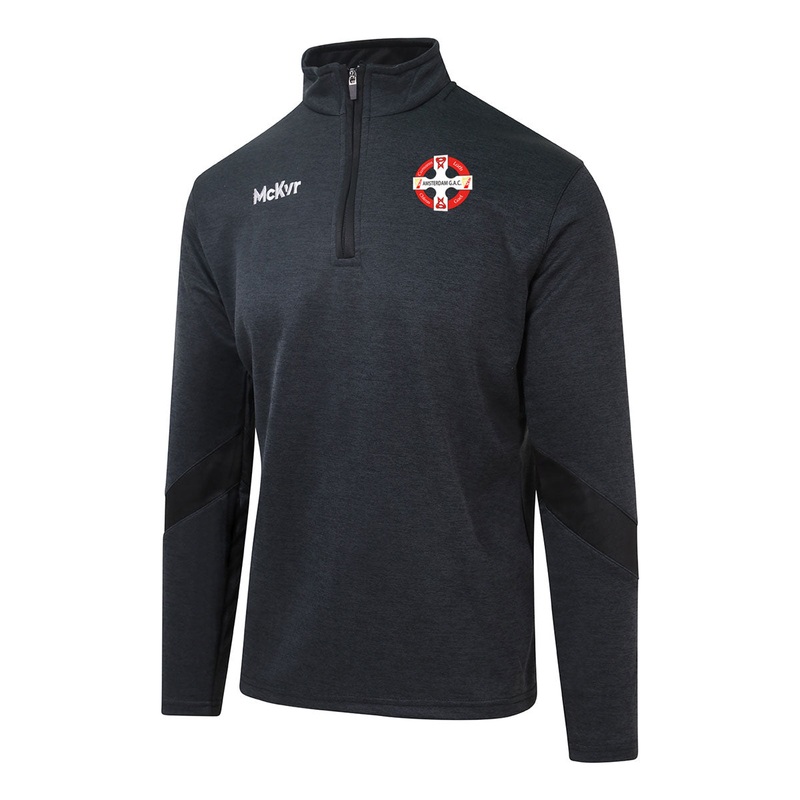 Mc Keever Amsterdam GAC Core 22 1/4 Zip Top – Adult – Black