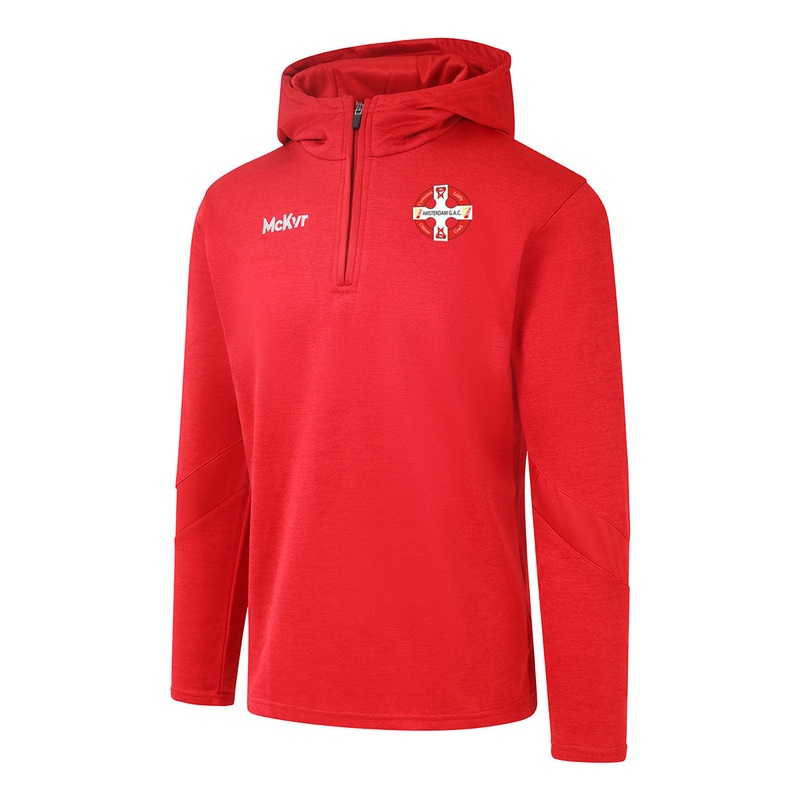 Mc Keever Amsterdam GAC Core 22 1/4 Zip Hoodie – Youth – Red