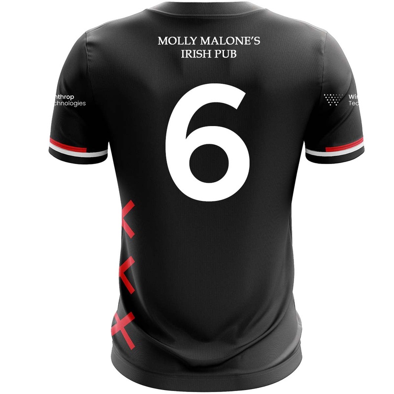 Mc Keever Amsterdam GAC Numbered Playing Jersey – Youth – Black