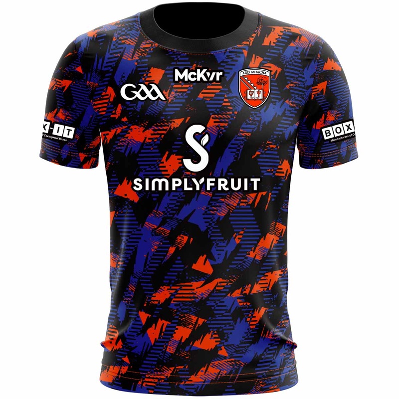 Mc Keever Armagh GAA Goalkeeper Jersey – Infants – Black/Blue/Orange