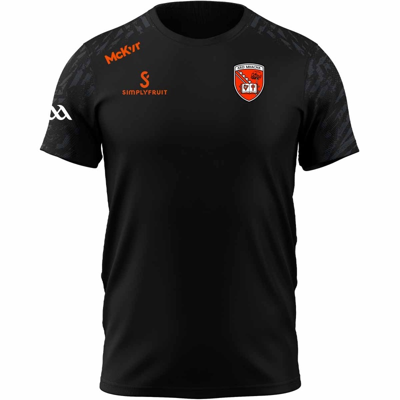 Mc Keever Armagh GAA Boost Tee – Womens – Black/Charcoal