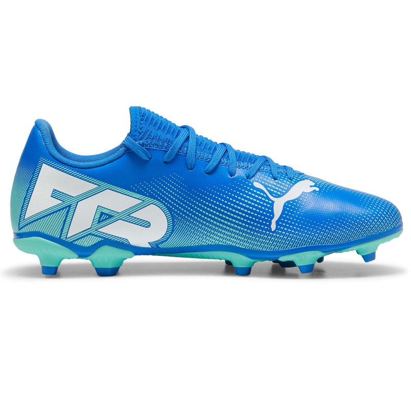 Puma Future 7 Play FG/AG Football Boots – Adult – Blue/Mint/White