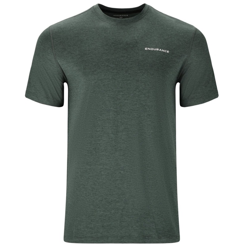 Endurance Abdon Melange Short Sleeve Tee – Mens – Dusty Forest