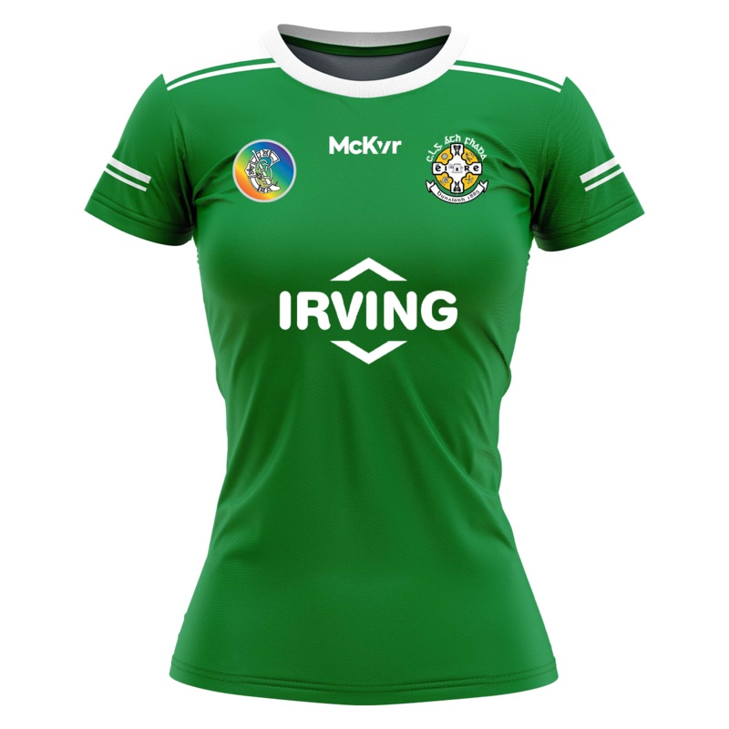 Mc Keever Aghada Camogie Playing Jersey – Womens – Green