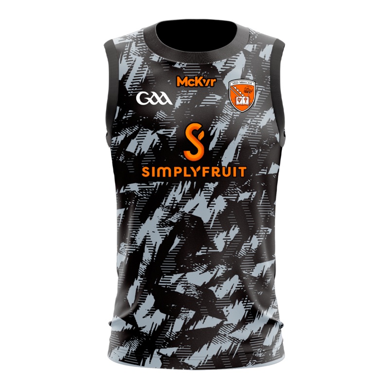 Mc Keever Armagh GAA Boost Vest – Adult – Grey/Black