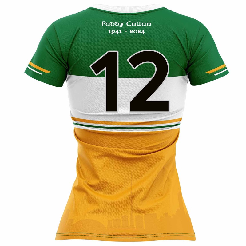 Mc Keever Toronto Gaels LGFA Numbered Playing Jersey – Womens – Amber/Green
