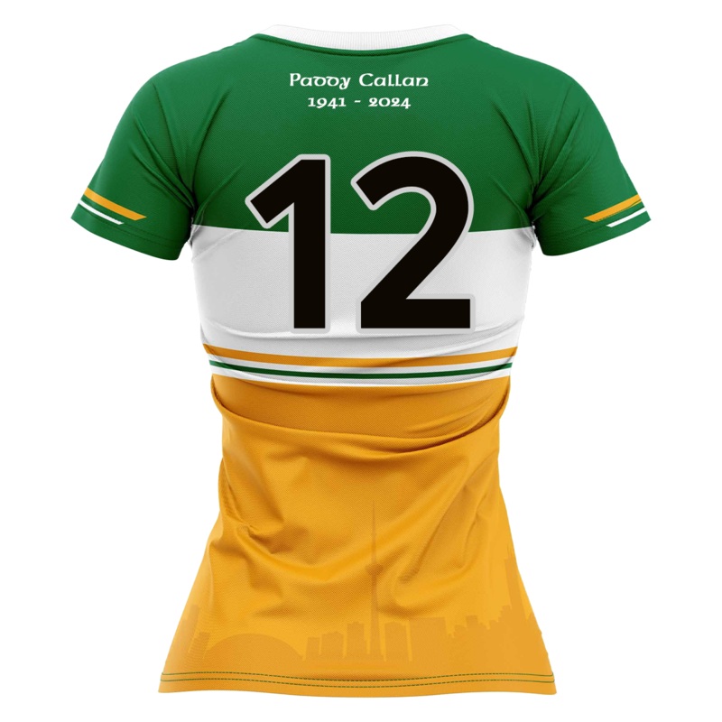 Mc Keever Toronto Gaels Numbered Playing Jersey – Womens – Amber/Green