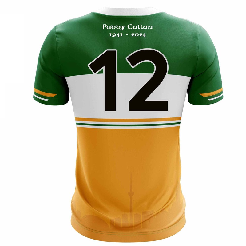 Mc Keever Toronto Gaels Numbered Playing Jersey – Youth – Amber/Green