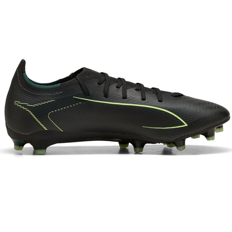 Puma Ultra 6 Match FG/AG Football Boots – Adult – Black/Fizzy Light/Green