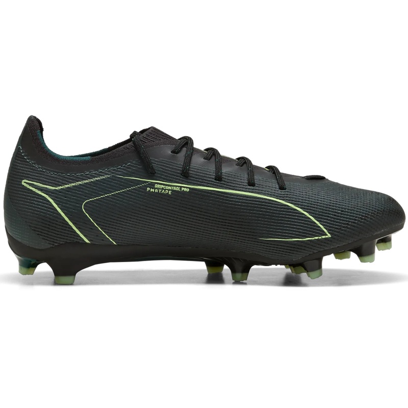 Puma Ultra 6 Pro FG/AG Football Boots – Adult – Black/Fizzy Light/Green