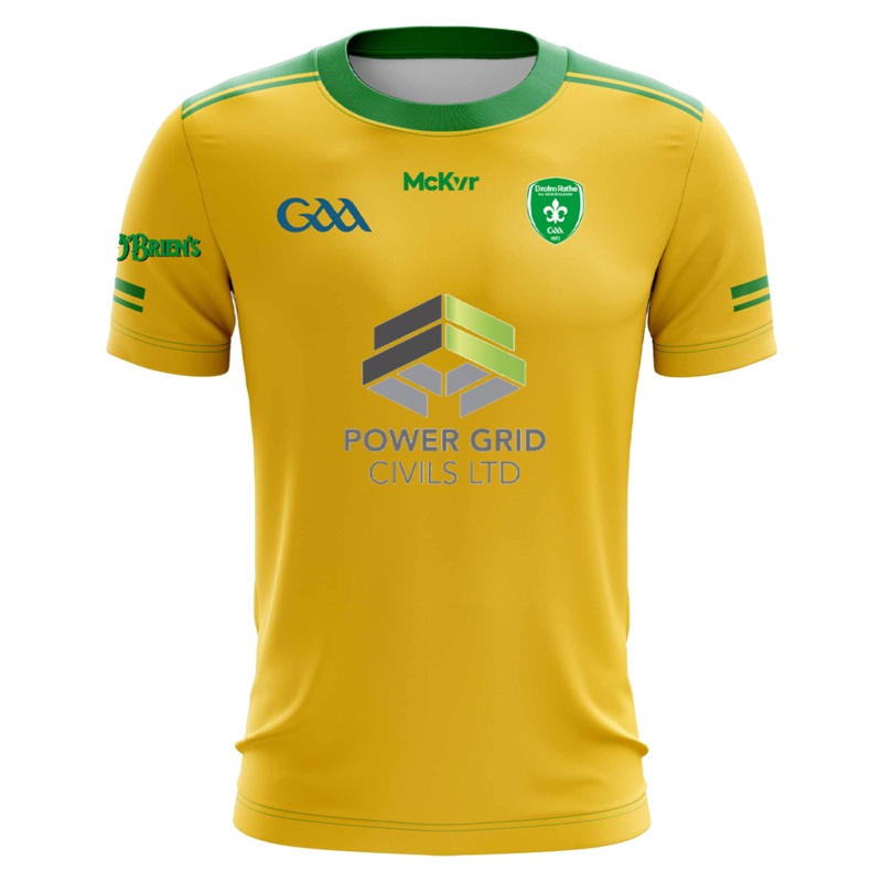 Mc Keever Drumragh Sarsfields GAC Goalkeeper Jersey – Adult – Saffron Player Fit