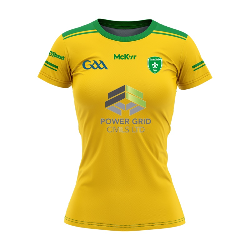 Mc Keever Drumragh Sarsfields GAC Goalkeeper Jersey – Womens – Saffron